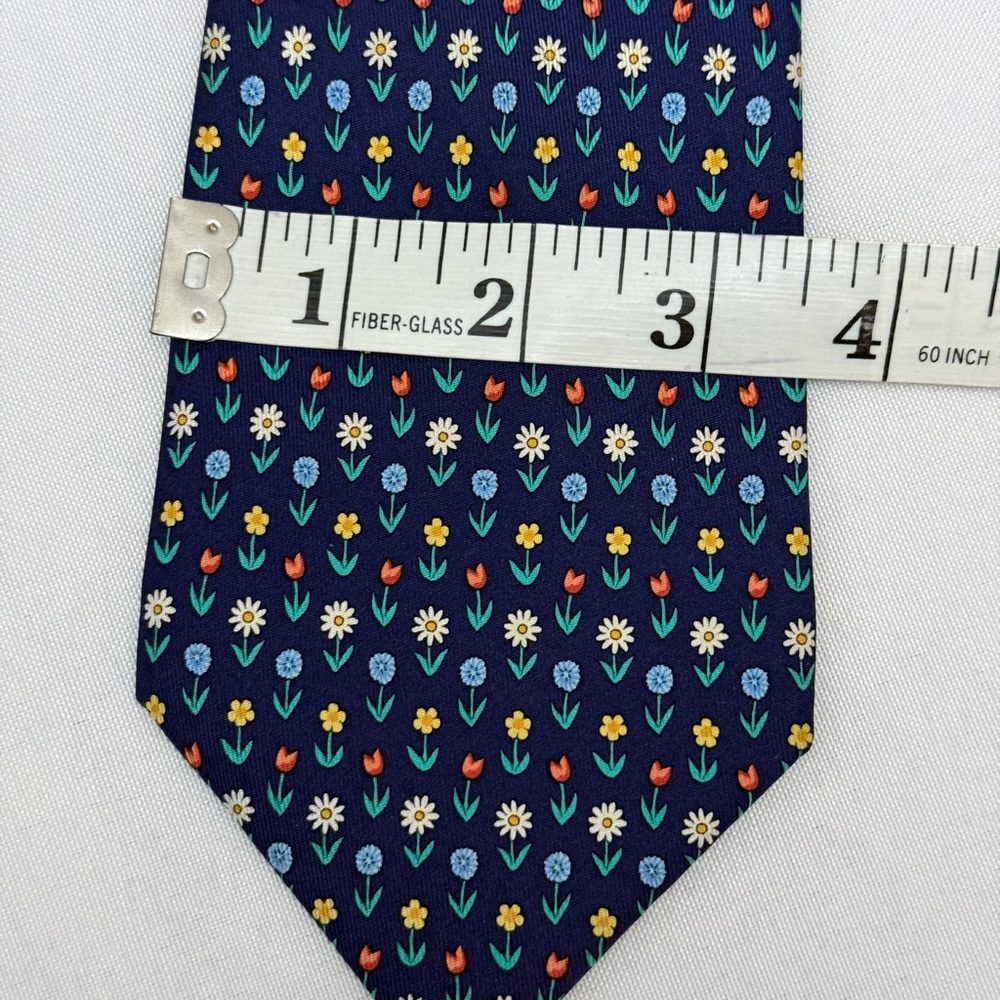 Hermes Multicolor Patterned Tie - image 8